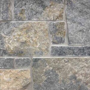 Colonial Brick & Stone - Weatheredge, Elite Blue with half inch mortar joints