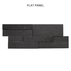 TIER® Natural Stone - 3D, Grey Basalt Flat Panel