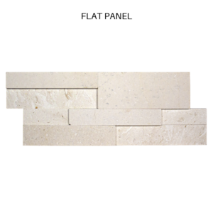 TIER® Natural Stone - 3D, Myra Limestone Flat Panel
