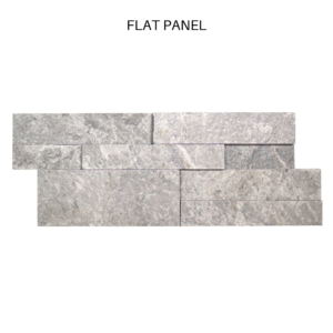 TIER® Natural Stone - 3D, Tundra Grey Flat Panel