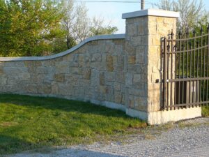 Colonial Brick & Stone - Squares and Recs, Harvest Gold