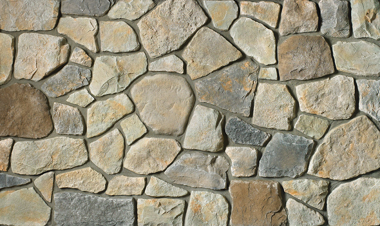 Cultured Srone - Dressed Fieldstone, Echo Ridge