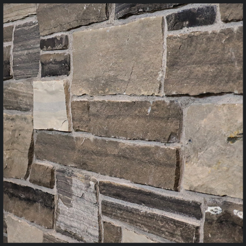 Colonial Brick & Stone - Split Face Ledgerock, #19 Blend