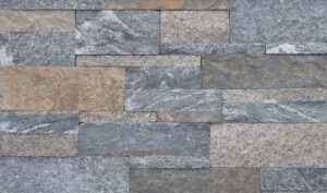 Pangaea® Natural Stone - 4 Course Ashlar Formfit, Providence with tight fit mortar joints