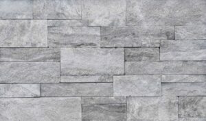 Pangaea® Natural Stone - 4 Course Ashlar Formfit, Yukon with tight fit mortar joints