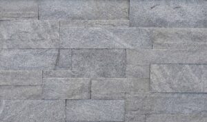 Pangaea® Natural Stone - 4 Course Ashlar Formfit, Chinook with tight fit mortar joints