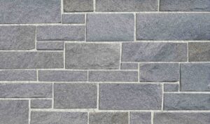 Pangaea® Natural Stone - Atlas Strip, Chinook with half inch mortar joint