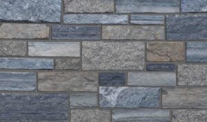 Pangaea® Natural Stone - Atlas Strip, Providence with half inch mortar joint