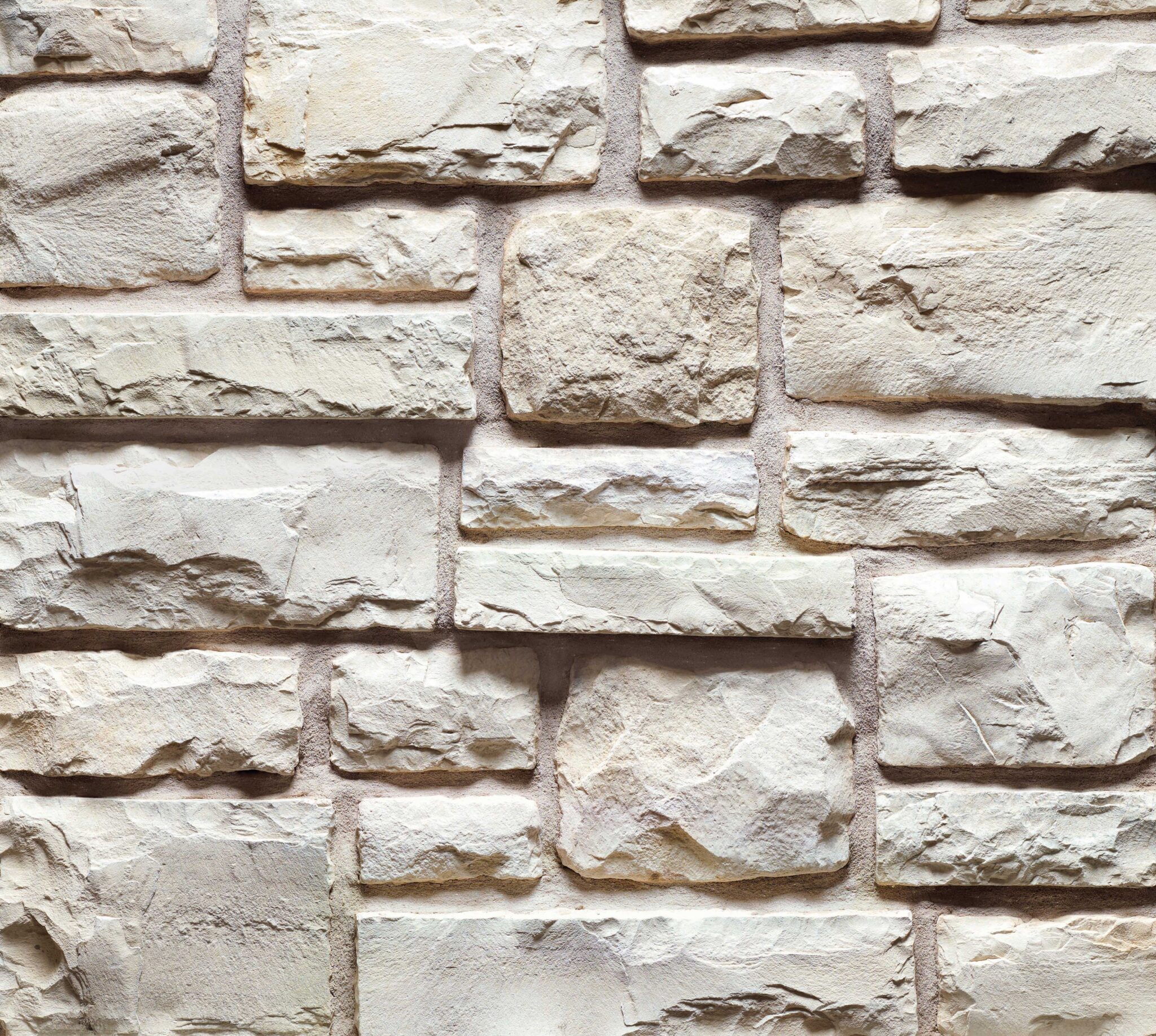 Cultured Stone® - Cobblefield®, Salt Flat™ with half inch mortar joints
