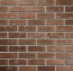 Flex Bricks - CWC, Maroon with half inch cream mortar joint