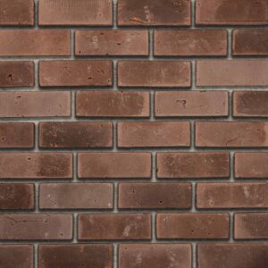 Flex Bricks - BGB, Maroon with half inch cream mortar joint