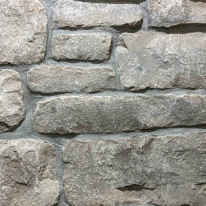 Colonial Brick & Stone - Tumbled Ledgerock, Guelph Buff with half inch mortar joint