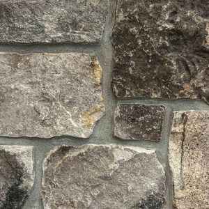 Colonial Brick & Stone - Squares & Recs, Brown Weathered with half inch mortar joint