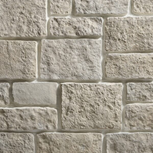 Dutch Quality - Rough Ashlar™, Soft Barley™ with half inch mortar joint