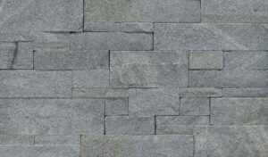 Pangaea® Natural Stone - 4 Course Ashlar Formfit, Chinook with tight fit mortar joints