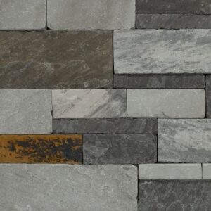 Pangaea® Natural Stone - 4 Course Ashlar Formfit, Oxford with tight fit mortar joints