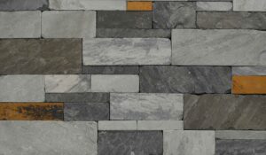 Pangaea® Natural Stone - 4 Course Ashlar Formfit, Oxford with tight fit mortar joints