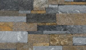 Pangaea® Natural Stone - 4 Course Ashlar Formfit, Providence with tight fit mortar joints