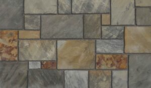 Pangaea® Natural Stone – Castlestone, Copper Canyon with half inch mortar joints