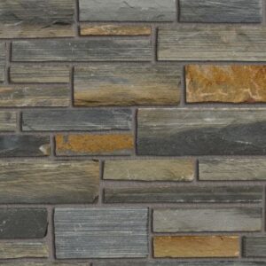 Pangaea® Natural Stone – Ledgestone, Copper Canyon with half inch mortar joints