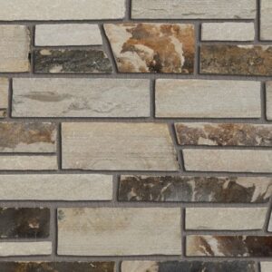 Pangaea® Natural Stone – Quarry Ledgestone®, Coyote with half inch mortar joints