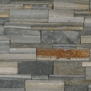 Pangaea® Natural Stone - Terrain Ledgestone Formfit, New England with tight fit mortar joints