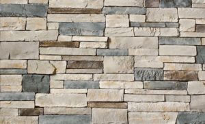 Cultured Stone® - Country Ledgestone, Echo Ridge® avec joints de mortier serrés