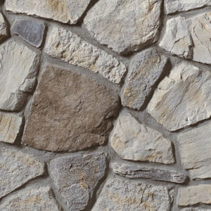 Cultured Stone® - Old Country Fieldstone, Echo Ridge® avec demi pouce joints de mortier