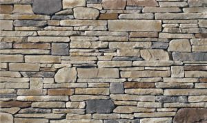 Cultured Stone® – Southern Ledgestone, Echo Ridge® avec joints de mortier serrés
