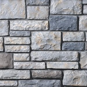 Cultured Stone® - Cobblefield®, Echo Ridge® avec demi pouce joints de mortier