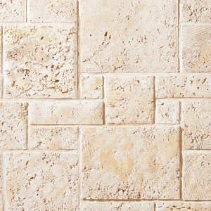 Cultured Stone® - Coral Stone, Fossil Reef avec demi pouce joints de mortier