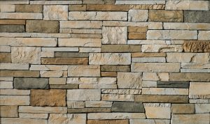 Cultured Stone® – Country Ledgestone, Aspen avec joints de mortier serrés