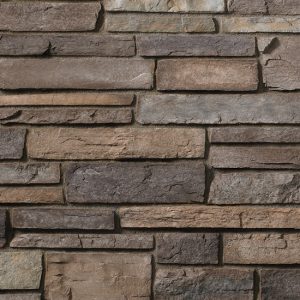 Cultured Stone® - Country Ledgestone, Grand Mesa avec demi pouce joints de mortier