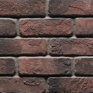 Cultured Stone® - Used Brick, Antique Red avec demi pouce joints de mortier