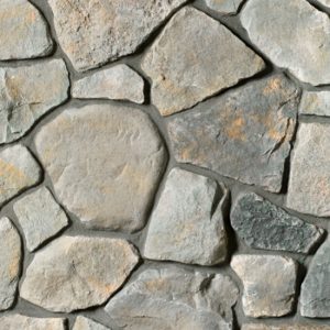 Cultured Stone® – Dressed Fieldstone, Echo Ridge® avec demi pouce joints de mortier
