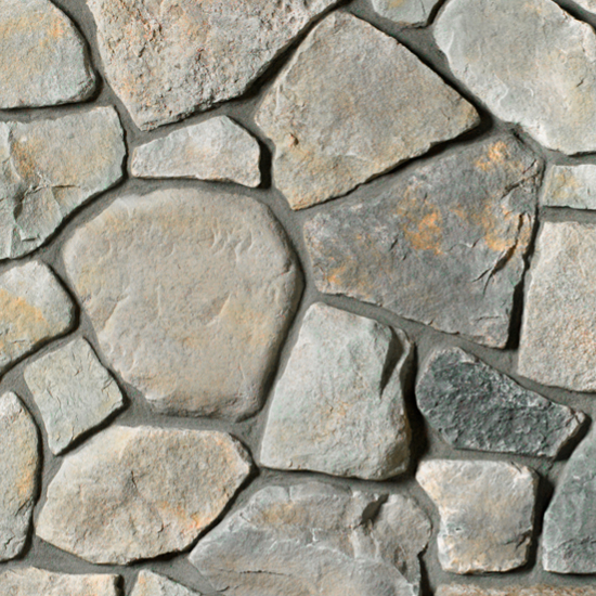 Cultured Stone® – Dressed Fieldstone, Echo Ridge® avec demi pouce joints de mortier Cultured Stone® – Dressed Fieldstone, Echo Ridge® avec demi pouce joints de mortier