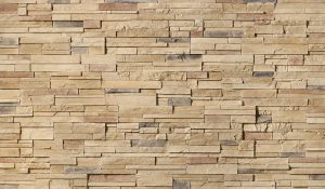 Cultured Stone® – Pro-Fit® Ledgestone, Mojave avec joints de mortier serrés