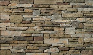 Cultured Stone® – Southern Ledgestone, Bucks County avec joints de mortier serrés