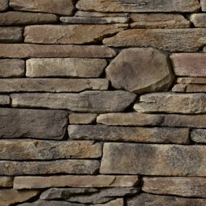 Cultured Stone® - Southern Ledgestone, Wolf Creek® avec joints de mortier serrés