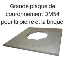 Grande plaque de couronnement DM54 pour la pierre et la brique – Isokern DM54 Large Crown Cap for Stone FBrick Grande plaque de couronnement DM54 pour la pierre et la brique - Isokern DM54 Large Crown Cap for Stone FBrick