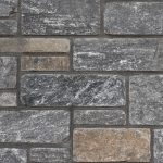 Pangaea® Natural Stone – 3 Course Ashlar, Diamond River avec ½” joints de mortier