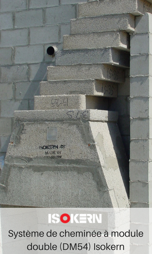 Système de cheminée à module double (DM54) Isokern – Isokern DM 54 Masonry Chimney Système de cheminée à module double (DM54) Isokern - Isokern DM 54 Masonry Chimney