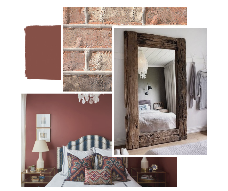 Color of the Year Dun Edwards Spice of Life Authintic Brick Meridian Brick Queen Size Alamo