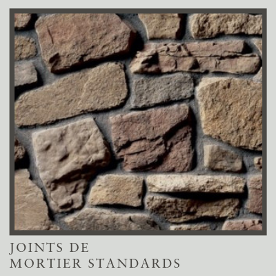 Joints de mortier standards