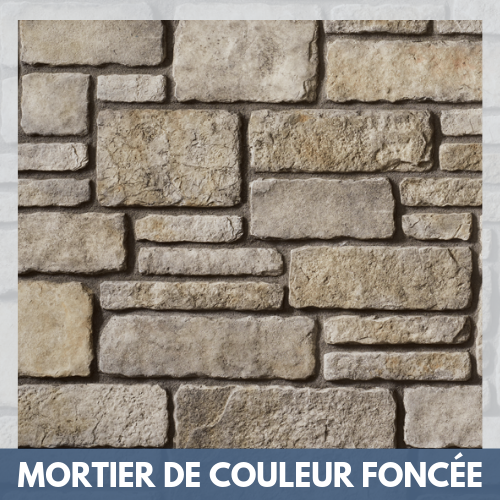 Mortier de couleur foncée