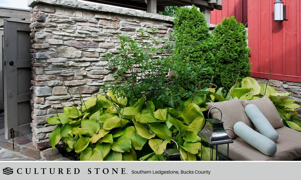 Outdoor Living Landscape Design Cultured Stone Southern Ledgestone Bucks County