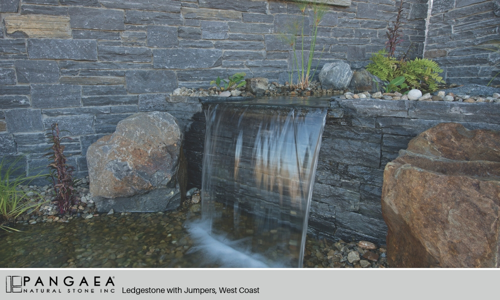 Outdoor Living Landscape Design Pangaea Natural Stone Ledgestone West Coast