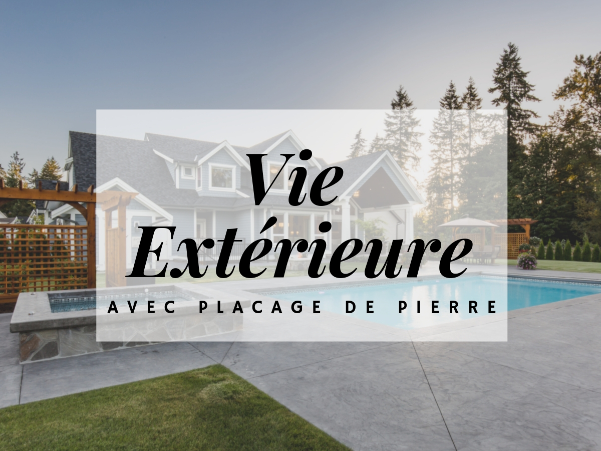 Vie Extérieure Avec Placage De Pierre