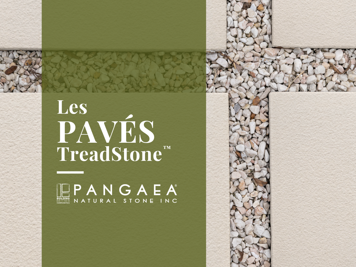 Les pavés TreadStone™ de Pangaea® Natural Stone