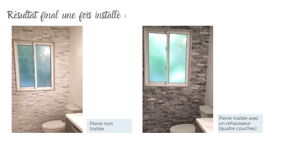 Résultat final une fois installé 3 Résultat final une fois installé